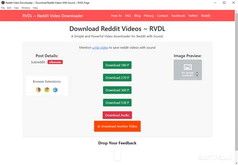 Reddit vid downloader - Free Video Downloader. Easy to use, unlimited and free. Start Using. 1. Copy shareable video URL. 2. Paste it into the field above. 3. Click to download button.